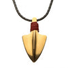 Load image into Gallery viewer, Stainless Steel Gold and Antique Arrow Head Pendant with Chain